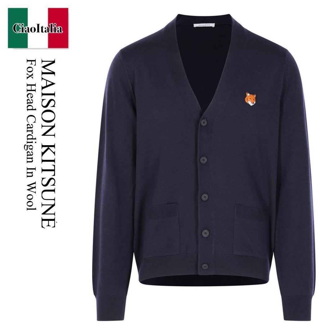 Ciao Italia㤨֡ڿ̸ꡦ߸˸¤ꡦᤤԾ ᥾ ĥ / Maison Kitsune Fox Head Cardigan In Wool / PM00501KT1181 / PM00501KT1181 0413 / PM00501KT11810413 / ǥפβǤʤ28,608ߤˤʤޤ