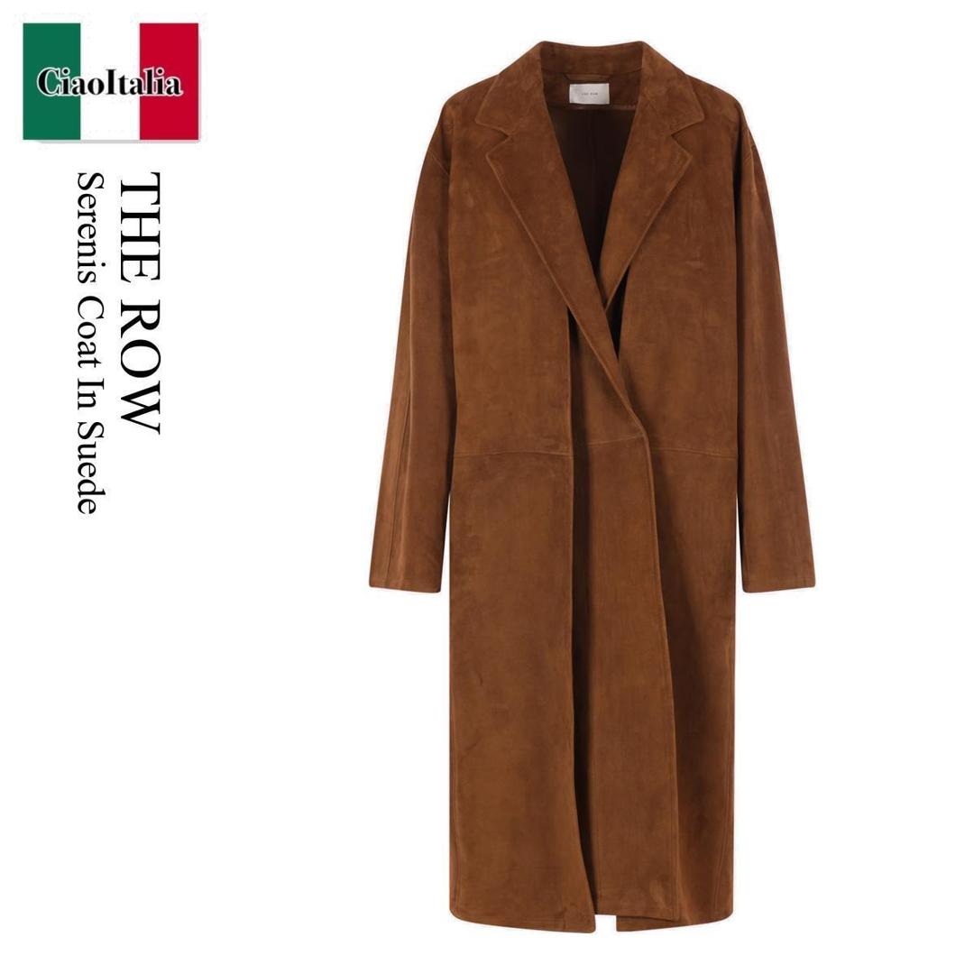 【数量限定・在庫限り・早い者勝ち!】 ザ・ロウ / The Row Serenis Coat In Suede / 10518 / 10518 L643 RSS...