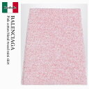 【数量限定・在庫限り・早い者勝ち!】バレンシアガ / Balenciaga Pink Cotton Blend Tweed Mini Skirt / 79360...