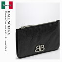 【数量限定・在庫限り・早い者勝ち!】バレンシアガ / Balenciaga Monaco Card Case With Coin Purse Black / 7...