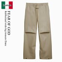【数量限定・在庫限り・早い者勝ち!】 フィアオブゴッド / Fear Of God Rubberized Wide-Leg Trousers Dune / FG...