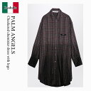 【数量限定・在庫限り・早い者勝ち!】 パームエンジェルス / Palm Angels Checkered Chemisier Dress With Logo / PWDG002F24FAB003 / PWDG002F24FAB003 1107 / PWDG002F24FAB0031107 / ワンピース(4)