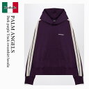 【数量限定・在庫限り・早い者勝ち!】 パームエンジェルス / Palm Angels Dark Purple Track Sweatshirt Hoodie /...