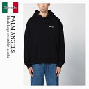 【数量限定・在庫限り・早い者勝ち!】 パームエンジェルス / Palm Angels Black Logo Sweatshirt Hoodie / PMBB15...
