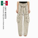 【数量限定・在庫限り・早い者勝ち!】 オフホワイト / Off-White Oversized Cargo Jeans In Burnt Denim / OWY...