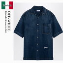 【数量限定・在庫限り・早い者勝ち!】 オフホワイト / Off-White Blue Denim Over Shirt / OMYD05AF24DEN001 /...
