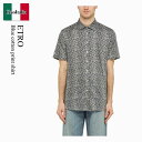 【数量限定・在庫限り・早い者勝ち!】 エトロ / Etro Blue Cotton Print Shirt / MRIB0003 99SA517 / MRIB0...