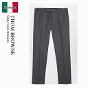 【数量限定・在庫限り・早い者勝ち!】 トム ブラウン / Thom Browne Grey Wool Trousers / MTC159A00626 / MTC...