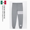 【数量限定・在庫限り・早い者勝ち!】 トム ブラウン / Thom Browne Light Grey Cotton Jogging Trousers / MJ...