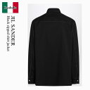 【数量限定・在庫限り・早い者勝ち!】 ジルサンダー / Jil Sander Black Zipped Shirt Jacket / J22DL0299 J70...