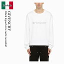 【数量限定・在庫限り・早い者勝ち!】 ジバンシィ / Givenchy Black Logoed Crew-Neck Sweatshirt / BM71KK3Y...