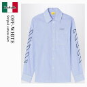 【数量限定・在庫限り・早い者勝ち!】 オフホワイト / Off-White Striped Cotton Shirt / OBGA00AS25FAB001 / ...
