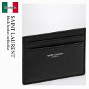 【数量限定・在庫限り・早い者勝ち!】 サンローラン / Saint Laurent Black Leather Cardholder / 375946 BTY0N / 375946 BTY0N 1000 / 375946BTY0N1000 / カードケース・名刺入れ(4)