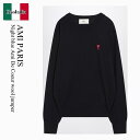 【数量限定・在庫限り・早い者勝ち!】 アミアレクサンドルマテュッシ / Ami Paris Night Blue Ami De Coeur Wool Jumpe...