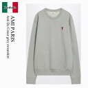 【数量限定・在庫限り・早い者勝ち!】 アミアレクサンドルマテュッシ / Ami Paris Ami De Coeur Grey Sweatshirt / BFU...