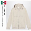 【数量限定・在庫限り・早い者勝ち!】 ジバンシィ / Givenchy Cream-Colored Zip-Up Sweatshirt With Logo / ...