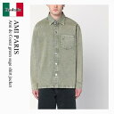【数量限定・在庫限り・早い者勝ち!】 アミアレクサンドルマテュッシ / Ami Paris Ami De Coeur Green Sage Shirt Jack...