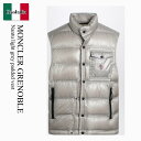 【数量限定・在庫限り・早い者勝ち!】 モンクレール / Moncler Grenoble Nantu Light Grey Padded Vest / 1A00...