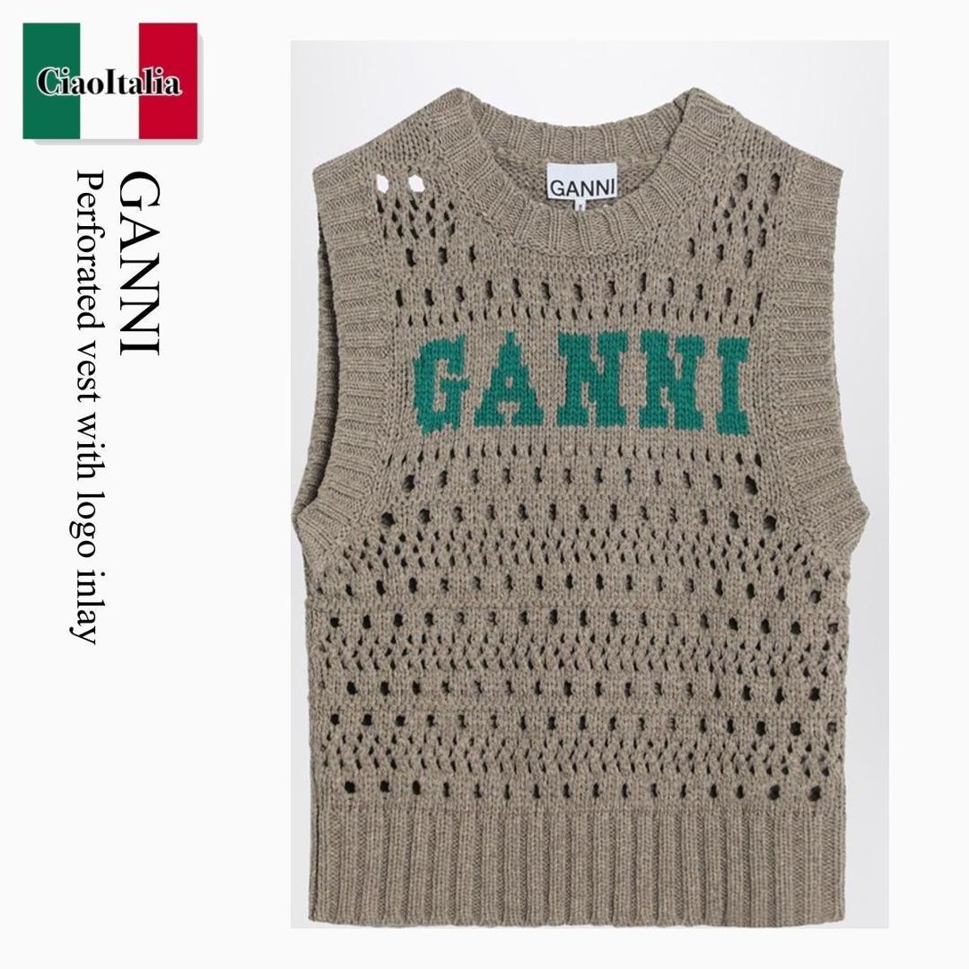 楽天市場】ganni ガニー(ベスト・ジレ|トップス):レディース 楽天市場】ganni ガニー(ベスト・ジレ|トップス):レディース