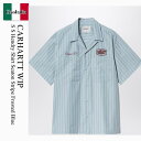 【数量限定・在庫限り・早い者勝ち!】 カーハート / Carhartt Wip S S Hendry Shirt Seaton Stripe Frosted B...