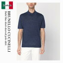 【数量限定・在庫限り・早い者勝ち!】 ブルネロクチネリ / Brunello Cucinelli Dark Blue Short-Sleeved Polo Sh...
