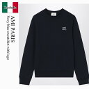 【数量限定・在庫限り・早い者勝ち!】 アミアレクサンドルマテュッシ / Ami Paris Navy Blue Sweatshirt With Logo / HSW048JE0120 / HSW048JE0120 4011 / HSW048JE01204011 / スウェット・トレーナー(4)