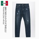 【数量限定・在庫限り・早い者勝ち!】 ブルネロクチネリ / Brunello Cucinelli Washed Blue Jeans With Rips / M...