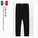 【数量限定・在庫限り・早い者勝ち!】 ザ・ロウ / The Row Teo Black Cotton And Cashmere Trousers / 8330K...