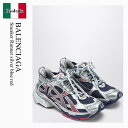 【数量限定・在庫限り・早い者勝ち!】 バレンシアガ / Balenciaga Sneaker Runner Silver Blue Red / 772774 W...