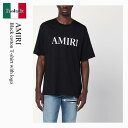 【数量限定・在庫限り・早い者勝ち!】 アミリ / Amiri Black Cotton T-Shirt With Logo / AMJYTE1073CO / A...