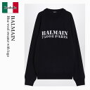 【数量限定・在庫限り・早い者勝ち!】 バルマン / Balmain Blue Wool Sweater With Logo / FH1KD000KI84 / F...