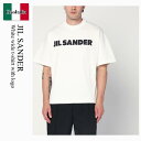 【数量限定・在庫限り・早い者勝ち!】 ジルサンダー / Jil Sander White Wide T-Shirt With Logo / J21GC0001 ...