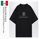 【数量限定・在庫限り・早い者勝ち!】 バレンシアガ / Balenciaga Faded Black Nano Bb Medium Fit T-Shirt / ...