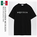 【数量限定・在庫限り・早い者勝ち!】 アレキサンダー・マックイーン / Alexander Mcqueen Black Cotton Jersey T-Shir...