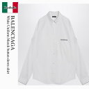 【数量限定・在庫限り・早い者勝ち!】 バレンシアガ / Balenciaga White Uniform Merch Button-Down Shirt / 8...