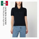 【数量限定・在庫限り・早い者勝ち!】 ゴールデングース / Golden Goose Navy Blue Polo In Virgin Wool / GWP01...