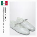 【数量限定・在庫限り・早い者勝ち!】 ジミーチュウ / Jimmy Choo The Jelly Transparent Ballet Flats With C...