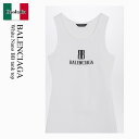 【数量限定・在庫限り・早い者勝ち!】 バレンシアガ / Balenciaga White Nano Bb Tank Top / 835500 T5231 / 8...