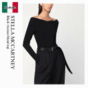 【数量限定・在庫限り・早い者勝ち!】 ステラ・マッカートニー / Stella Mccartney Black Viscose-Blend Top / 6K10...