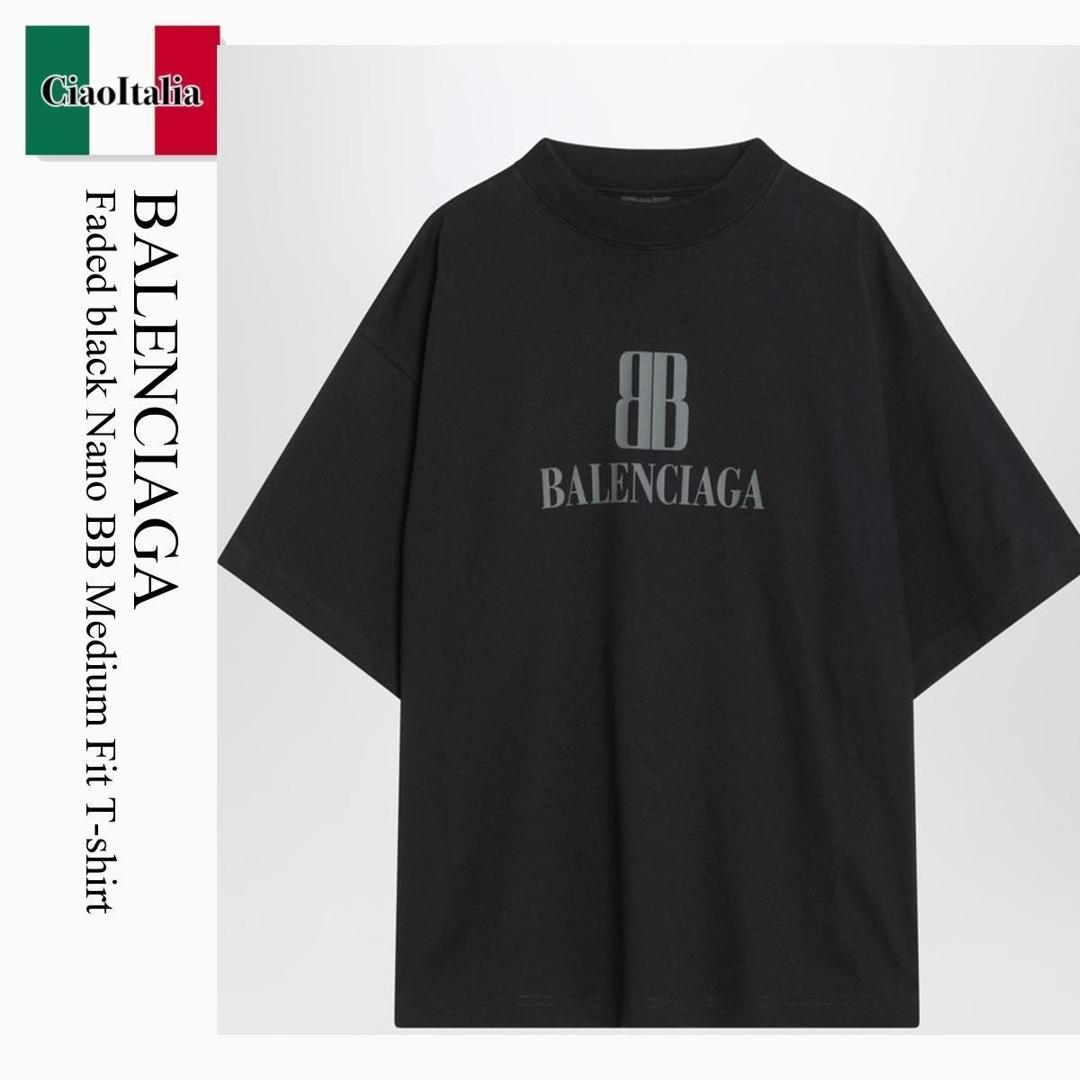 ∞直営買付∞バレンシアガ ユニセックス♪テープロゴ半袖Tシャツ 楽天市場】ブランド tシャツ(ブランドバレンシアガ