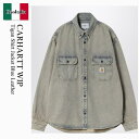 【数量限定・在庫限り・早い者勝ち!】 カーハート / Carhartt Wip Tigan Shirt Jacket Blue Leather / I03582...