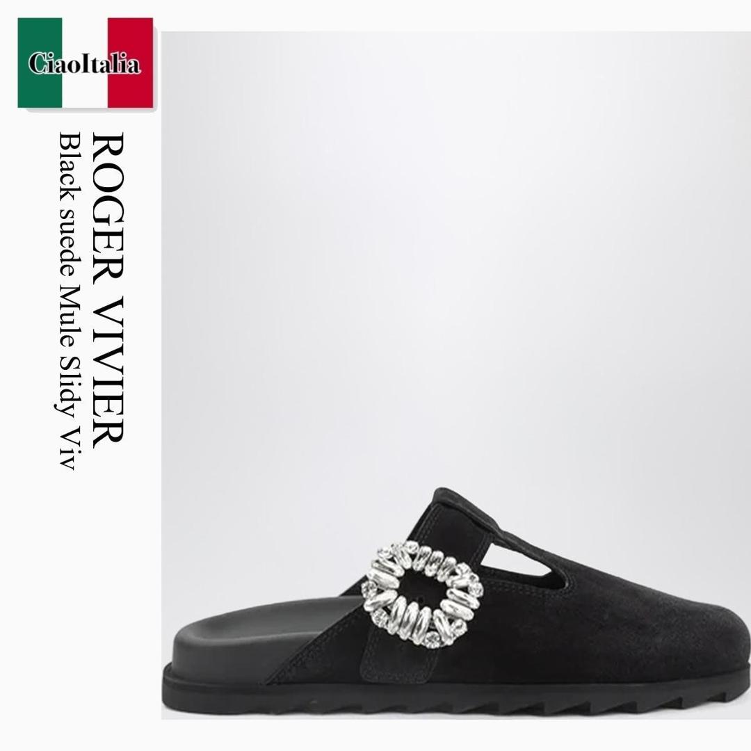 Roger Vivier☆Mariene Strass ベルベット ミュール♪【送料込】 r0119808982-1.jpg