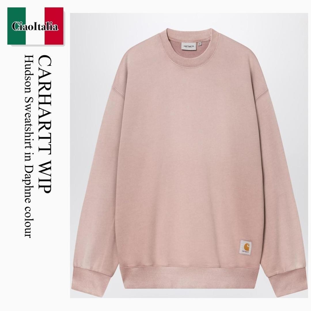 【Carhartt】ロゴ スウェット トレーナー Dusky Pink / 送料無料 楽天市場】ピンク スウェット(ブランドカーハート)(トップス