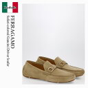 【数量限定・在庫限り・早い者勝ち!】 フェラガモ / Ferragamo Safari-Colored Gancini Driver Loafer / 7824...