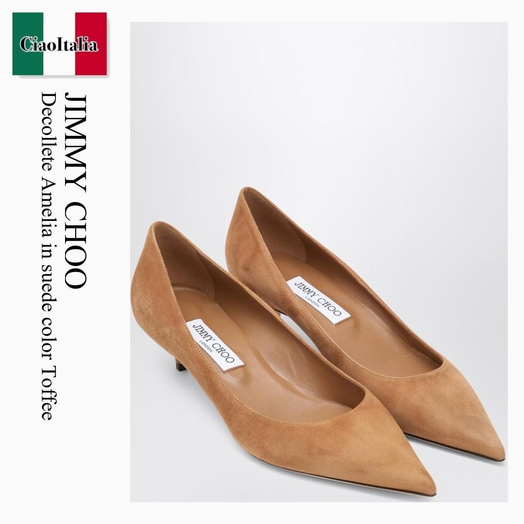 JIMMY CHOO★スエードパンプスブラウン 楽天市場】ジミーチュウ(素材(生地・毛糸)スエード