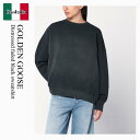 【数量限定・在庫限り・早い者勝ち!】 ゴールデングース / Golden Goose Distressed Faded Black Sweatshirt / G...