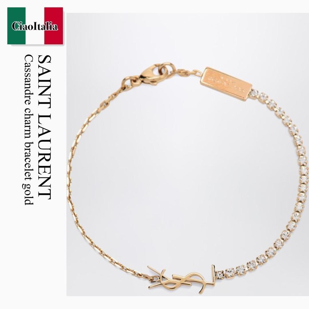 YSL イヴ・サンローラン カラーストーン バングル レア アクセサリー 美品 YSL イヴ・サンローラン カラーストーン バングル レア
