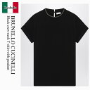 【数量限定・在庫限り・早い者勝ち!】 ブルネロクチネリ / Brunello Cucinelli Black Crew-Neck T-Shirt With Pe...