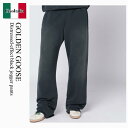 【数量限定・在庫限り・早い者勝ち!】 ゴールデングース / Golden Goose Distressed-Effect Black Jogger Pants ...