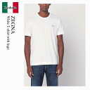 【数量限定・在庫限り・早い者勝ち!】 エルメネジルドゼニア / Zegna White T-Shirt With Logo / B760E7360A5 / B7...